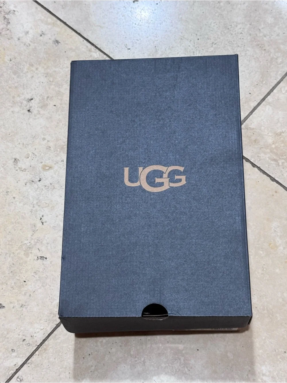 UGG Chocolate Brown Suede Fur-Lined Slip-Ons